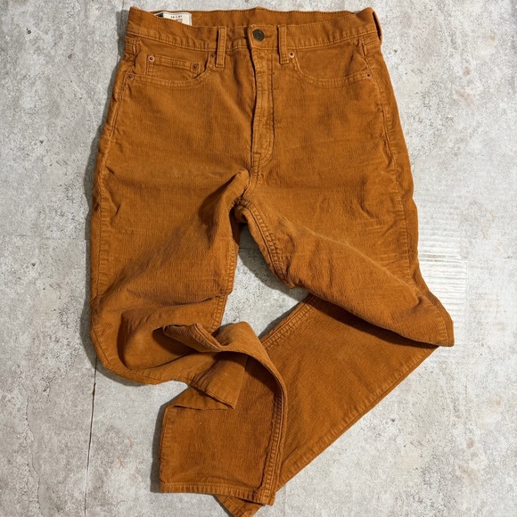 Gap Women's Tan Corduroy Cigarette High Rise 6R 28 Workwear Casual - Picture 2 of 7